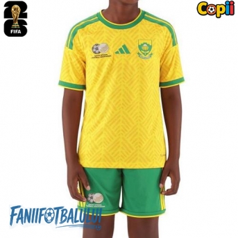 Africa de Sud Echipament de Fotbal Replică Mondial 2026 Copii Acasa (+ Șorturi)